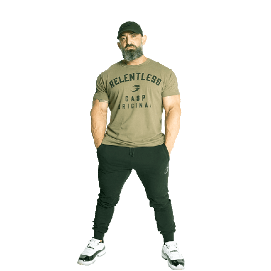 Relentless Skull Tee, Washed Green