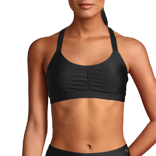 Bikini Sports Top, Black