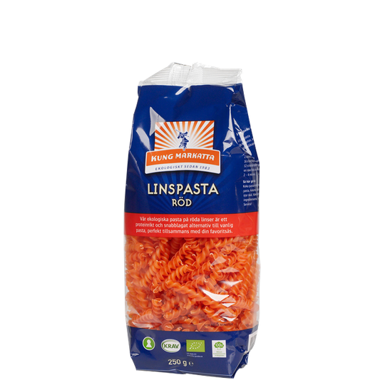 Röd Linspasta KRAV, 250 g