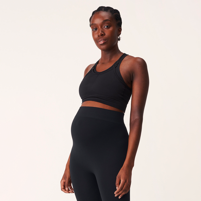 Maternity Soft Sportsbra, Black