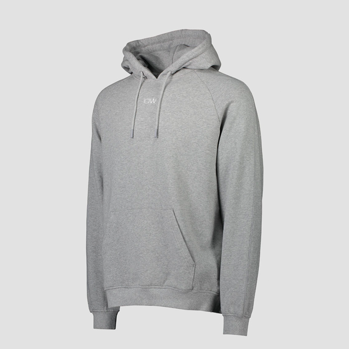 Essential Hoodie Loose Fit, Light Grey