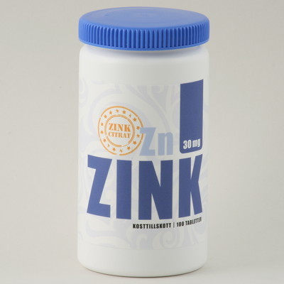 Zinkcitrat 30mg 100t