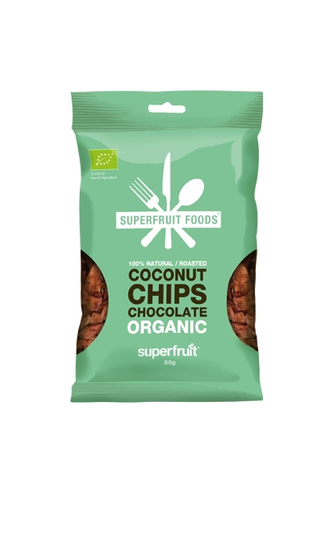 Organic Coconut Chips - Chocolate