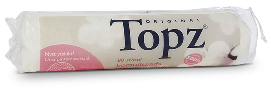 Topz Bomullsrondeller 80 st