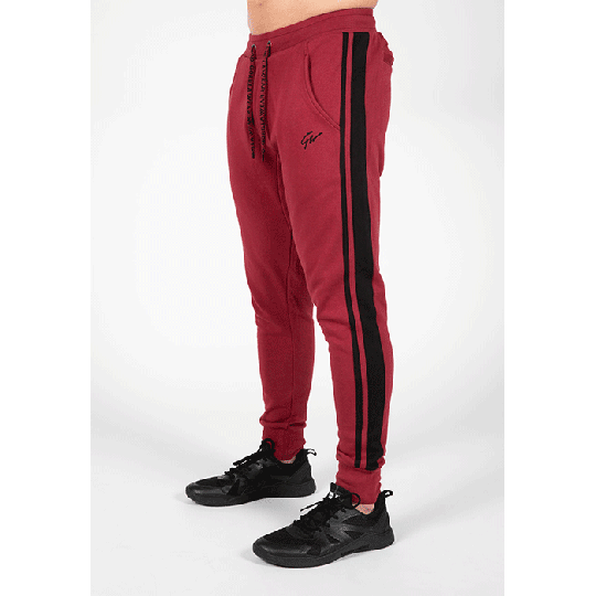 Banks Pants, Burgund Red/Black