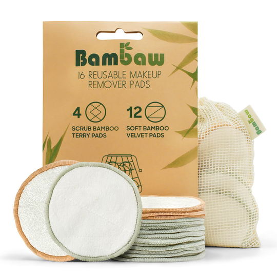 Bambaw - Återanvändbara Rengöringspads 16 st