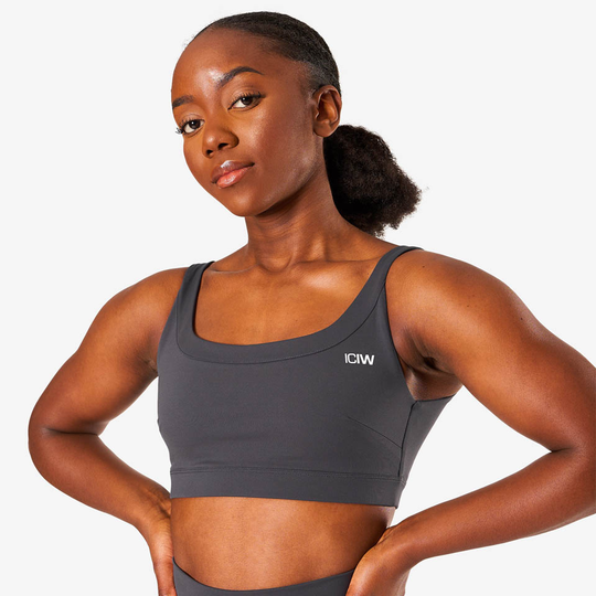 Nimble Sports Bra, Anthracite