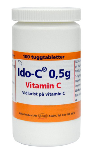 Ido-C tuggtablett 0,5 g 100 st