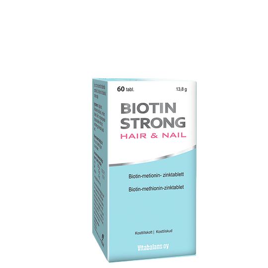 Biotin Strong Hair & Nail, 60 tabletter