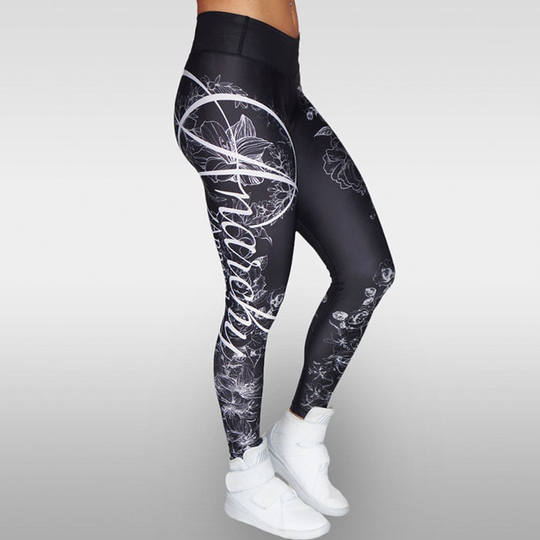 Vaeneti Leggings, Black/White