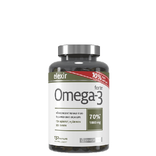 Omega-3 forte 1000 mg, 132 kapslar