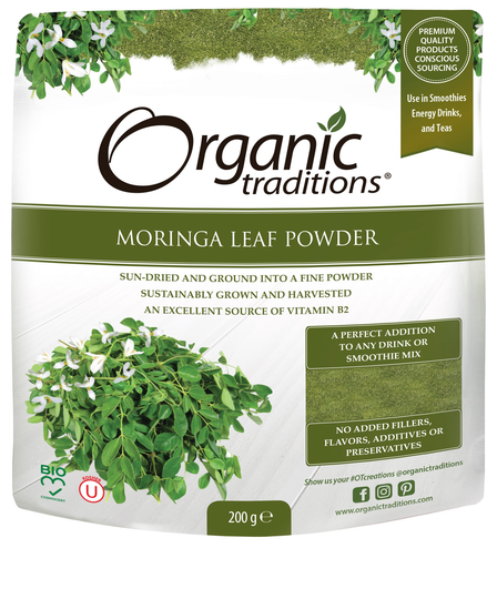 Organic Traditions Moringa Leaf Powder 200 gram