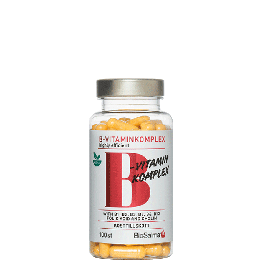 B-vitaminkomplex Highly Efficient, 100 kapslar