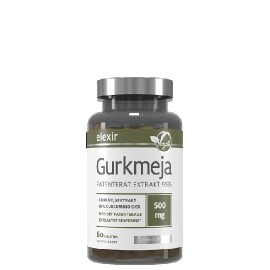 Gurkmeja 500 mg, 60 tabletter