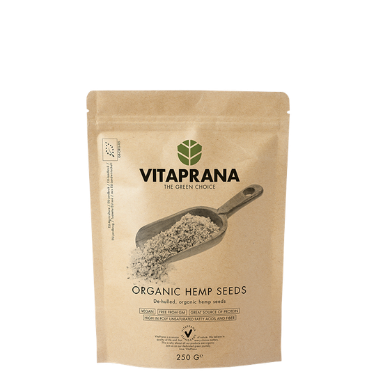 Organic Hemp Seeds, 250g