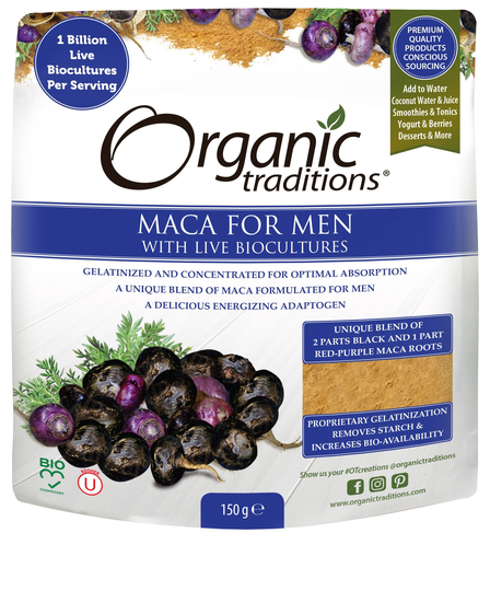 Organic Traditions Maca for men 150 gram