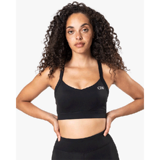 Essential Sports Bra, Black